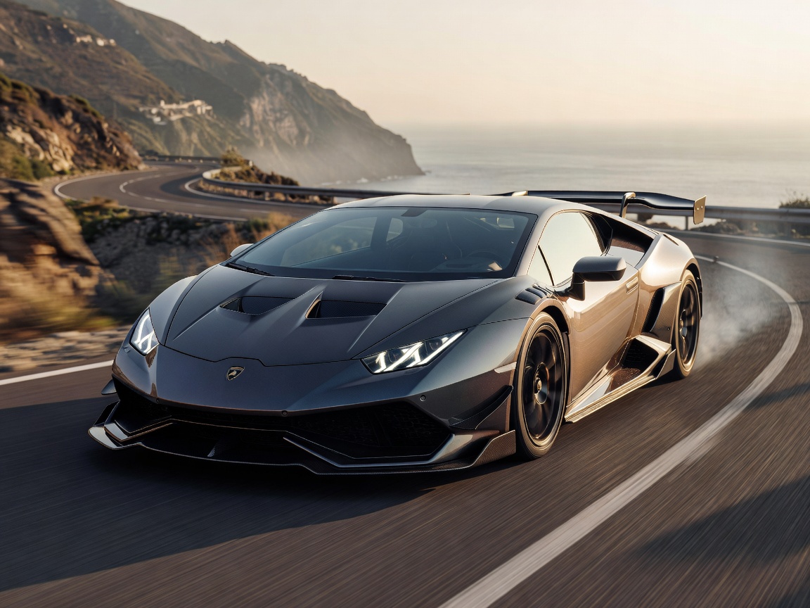 Lamborghini Huracan LP610-4 Nero Nemesis matte black