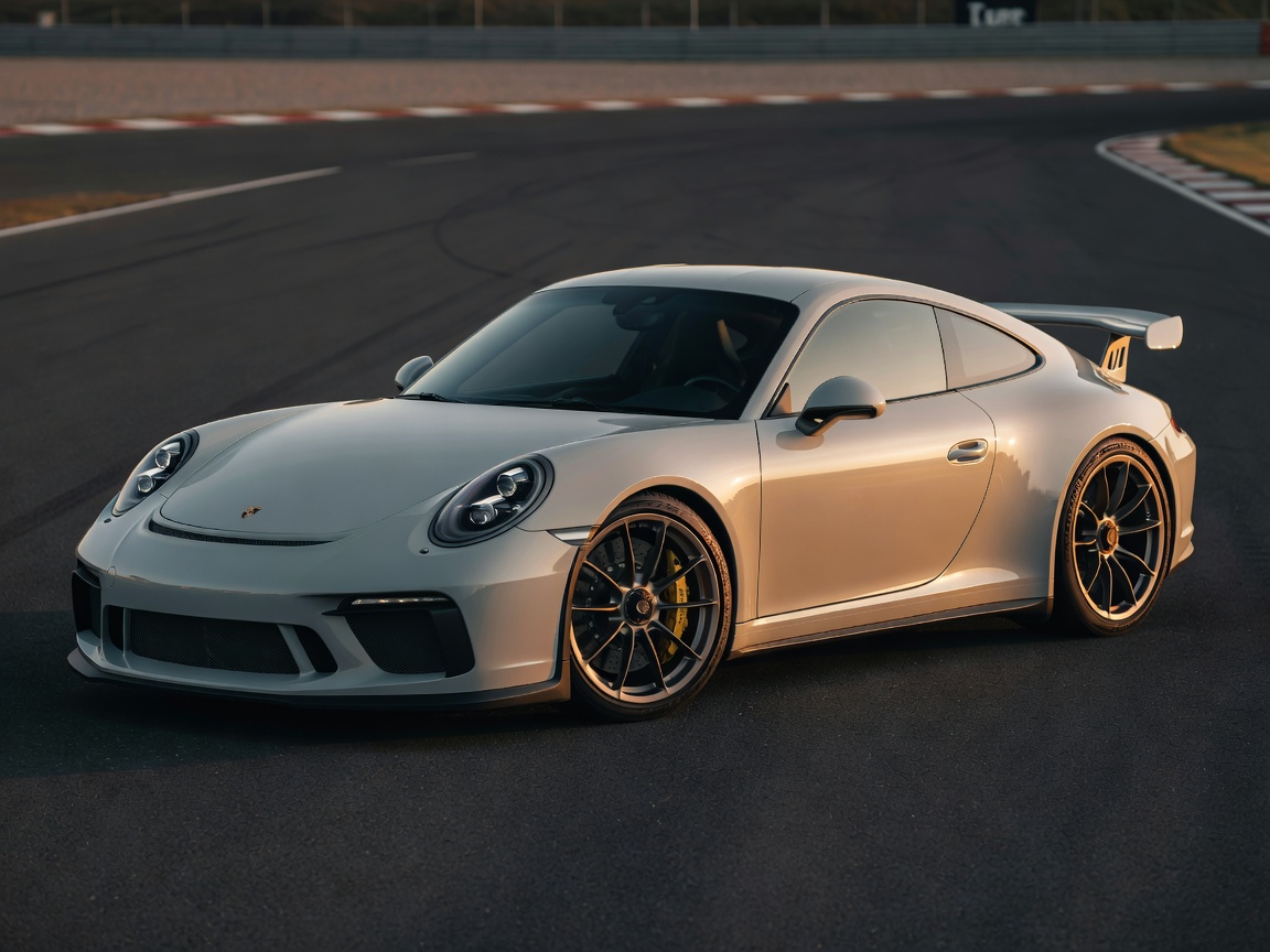 Porsche 911 GT3 991.2 Chalk Grey track supercar